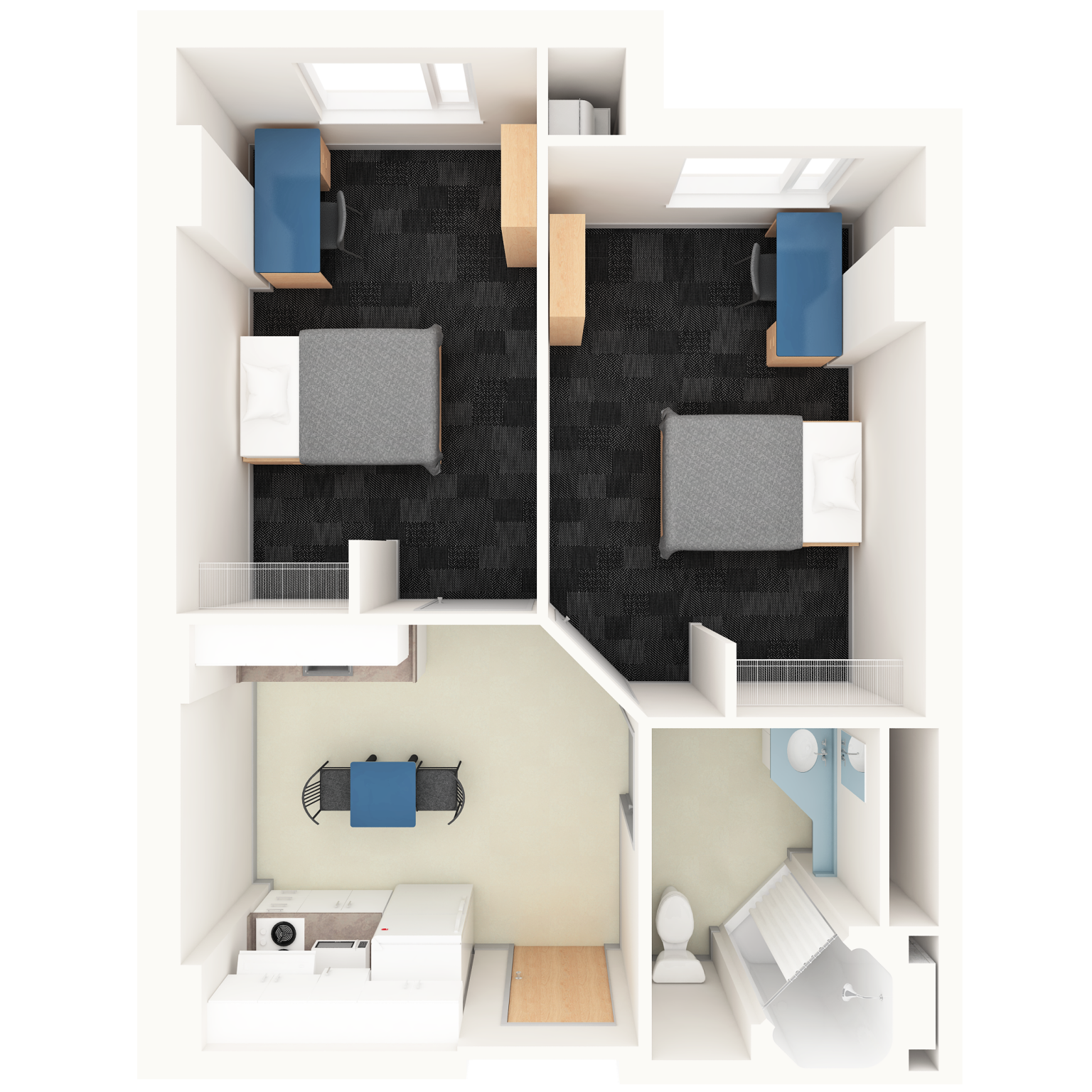 Compartment Room Layout Room Types and Layouts - Housing and Residence Life
